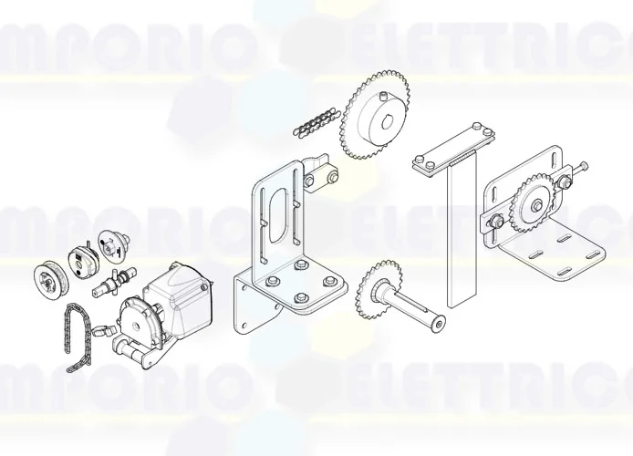 came Seite Ersatzteile Zubehör für Motor 001c-bx c-bx