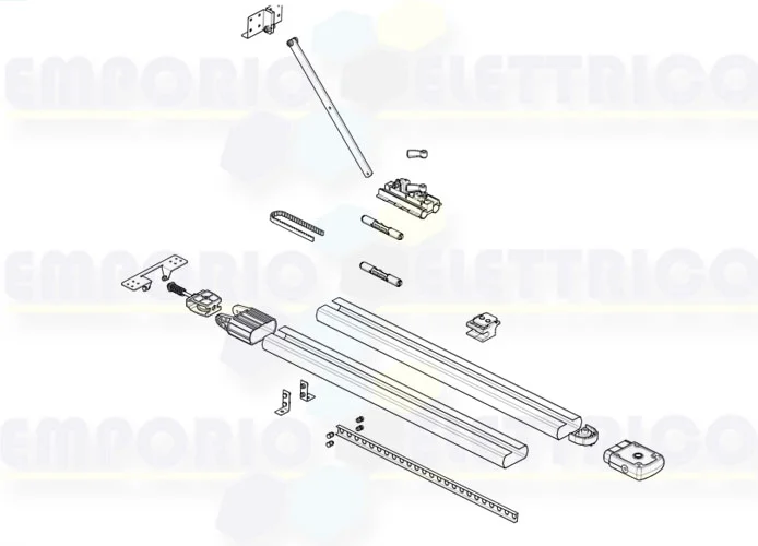came Seite Ersatzteile für Riemenantrieb 001v0687 v0687