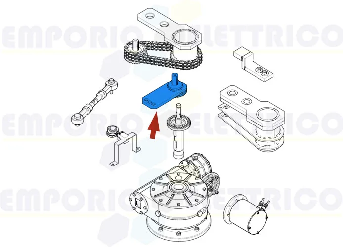 came Ersatzteil des Arms des Getriebemotors superfrog 119ria082